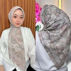 Hijab Motif Bunga